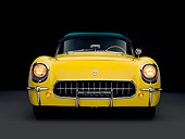 VET 02 RK0295 01
1955 Chevrolet Corvette Harvest Gold Head On View Studio