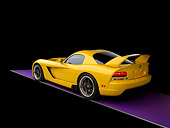 VIP 01 RK0245 01
2006 Hennessey Venom 800R Yellow 3/4 Rear View Studio