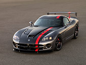 VIP 01 RK0283 01
Dodge Viper SRT-10 Concept Mopar Gray And Black 3/4 Front View On Pavement