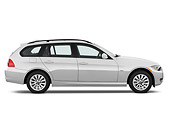 AUT 01 IZ0036 01
2011 BMW 328i Station Wagon White Profile View Studio