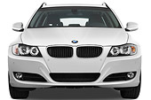 AUT 01 IZ0042 01
2011 BMW 328i Station Wagon White Front View Studio