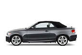 AUT 01 IZ0043 01
2011 BMW 135i Convertible Gray Profile View Studio