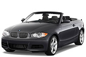 AUT 01 IZ0050 01
2011 BMW 135i Convertible Gray 3/4 Front View Studio