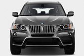 AUT 01 IZ0063 01
2013 BMW X3 xDrive35i SUV Gray Front View On White Seamless