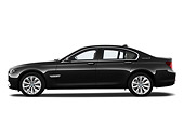 AUT 01 IZ0073 01
2011 BMW 7 Series ActiveHybrid Black Profile View On White Seamless