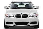 AUT 01 IZ0088 01
2013 BMW 1 Series 135 Coupe White Front View On White Seamless