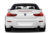 AUT 01 IZ0101 01
2011 BMW 6 Series 640i Convertible White Rear View On White Seamless