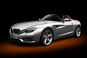 AUT 01 RK0354 01
2013 BMW Zagato Roadster Silver 3/4 Front View In Studio