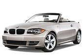 AUT 01 IZ0003 01
2011 BMW 135i Convertible Silver 3/4 Front View Studio
