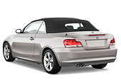 AUT 01 IZ0005 01
2011 BMW 135i Convertible Silver 3/4 Rear View Studio