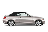 AUT 01 IZ0010 01
2011 BMW 135i Convertible Silver Profile View Studio