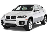 AUT 01 IZ0014 01
2011 BMW X6 Sports Activity Vehicle Silver 3/4 Front View Studio