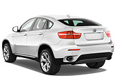 AUT 01 IZ0016 01
2011 BMW X6 Sports Activity Vehicle Silver 3/4 Rear View Studio