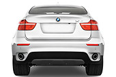 AUT 01 IZ0017 01
2011 BMW X6 Sports Activity Vehicle Silver Rear View Studio