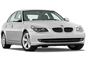 AUT 01 IZ0030 01
2010 BMW 528i Silver 3/4 Front View Studio