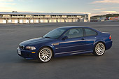AUT 01 RK0250 01
2006 BMW M3 Competition Package Blue 3/4 Side View On Pavement