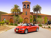 AUT 01 RK0299 01
2007 BMW 328Ci Convertible Red 3/4 Front View On Pavement