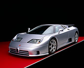 AUT 02 RK0067 06
1994 Bugatti EB110 SS Silver 3/4 Front View Studio