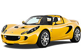 AUT 04 IZ0012 01
2010 Lotus Elise SC Yellow 3/4 Front View On White Seamless
