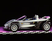 AUT 04 RK0067 03
2000 Lotus Elise 340R Profile On Purple Floor Checkered Line Studio