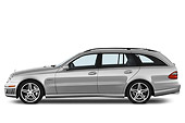 AUT 05 IZ0022 01
2011 Mercedes-Benz E63 AMG Wagon Silver Profile View Studio