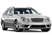 AUT 05 IZ0025 01
2011 Mercedes-Benz E63 AMG Wagon Silver 3/4 Front View Studio