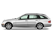 AUT 05 IZ0030 01
2011 Mercedes-Benz E350 Station Wagon Silver Profile View Studio