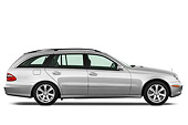 AUT 05 IZ0031 01
2011 Mercedes-Benz E350 Station Wagon Silver Profile View Studio