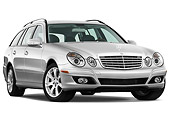 AUT 05 IZ0033 01
2011 Mercedes-Benz E350 Station Wagon Silver 3/4 Front View Studio
