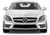 AUT 05 IZ0057 01
2013 Mercedes-Benz CLS Class Silver Front View On White Seamless