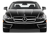 AUT 05 IZ0077 01
2013 Mercedes-Benz CLS63 AMG Sedan Black Front View On White Seamless