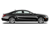 AUT 05 IZ0080 01
2013 Mercedes-Benz CLS63 AMG Sedan Black Profile View On White Seamless