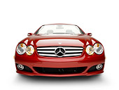 AUT 05 RK0501 01
2007 Mercedes-Benz SL550 Roadster Storm Red Low Head On View Studio