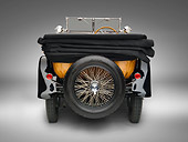 AUT 05 RK0652 01
1924 Mercedes 28/95 Tourer Black Rear View On White Seamless