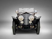 AUT 05 RK0653 01
1924 Mercedes 28/95 Tourer Black Head On View On White Seamless