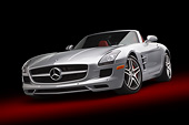 AUT 05 RK0685 01
2012 Mercedes-Benz SLS Silver 3/4 Front View In Studio