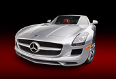 AUT 05 RK0687 01
2012 Mercedes-Benz SLS Silver 3/4 Front View In Studio