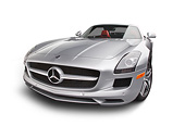 AUT 05 RK0691 01
2012 Mercedes-Benz SLS Silver 3/4 Front View On White Seamless