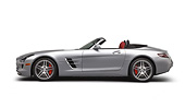 AUT 05 RK0692 01
2012 Mercedes-Benz SLS Silver Profile View On White Seamless