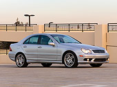 AUT 05 CW0003 01
2006 Mercedes-Benz C55 AMG Silver Low 3/4 Side View On Pavement