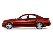 AUT 05 IZ0001 01
2009 Mercedes-Benz E63 Red Profile View Studio
