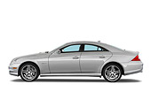 AUT 05 IZ0013 01
2011 Mercedes-Benz CLS Class C63 Silver Profile View Studio