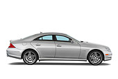 AUT 05 IZ0014 01
2011 Mercedes-Benz CLS Class C63 Silver Profile View Studio
