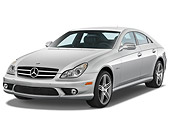 AUT 05 IZ0015 01
2011 Mercedes-Benz CLS Class C63 Silver 3/4 Front View Studio