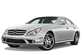 AUT 05 IZ0016 01
2011 Mercedes-Benz CLS Class C63 Silver 3/4 Front View Studio