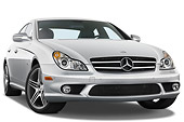 AUT 05 IZ0017 01
2011 Mercedes-Benz CLS Class C63 Silver 3/4 Front View Studio