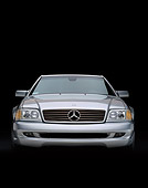 AUT 05 RK0082 05
1997 Mercedes-Benz 500SL Sport Silver Head On Shot Studio