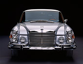 AUT 05 RK0209 02
1971 Mercedes 280 SE Coupe Silver Head On Shot Studio
