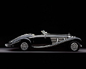 AUT 05 RK0337 05
1937 Mercedes-Benz 540K Special Roadster Black Profile View Studio