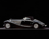 AUT 05 RK0339 04
1937 Mercedes-Benz 540K Special Roadster Black Profile View Studio